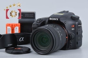 【中古】SONY ソニー α65 SLT-A65V + DT 16-105mm f/3.5-5.6 SAL16105 シャッター回数僅少