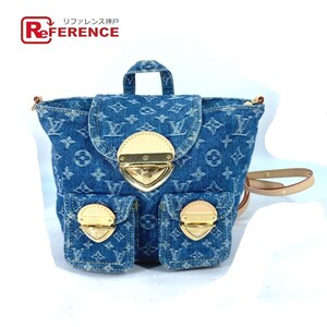 新品 LOUIS VUITTON ルイヴィトン M46836 ヴェニス カバン バックパック 新作 LV リミックス リュックサック ブルーデニム ブルー【新品】