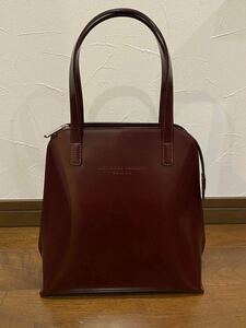 KATHARINE HAMNETT LONDON キャサリンハムネット ハンドバッグ 牛革 ボルドー