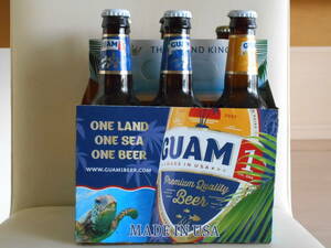 グアムビール　空きビン　アロハ　GUAM No1 アメリカ　ビール