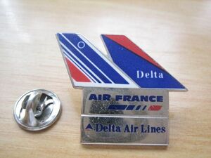 エールフランス　デルタ航空　　ピンバッジ