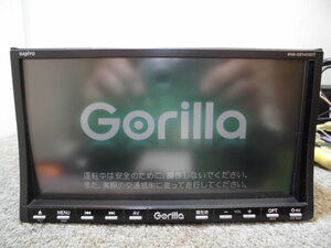 ☆　サンヨー SANYO メモリーナビ NVA-GS1410DT Gorilla 7型 DVD再生 ワンセグ受信 地図2010年？ 211117　☆