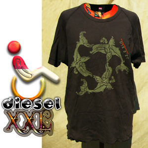 即決◆DIESEL◆グリーミーグレーcs◆XXL◆古着