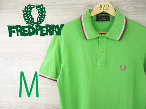 FREDPERRY●フレッドペリー＜ワンポイントロゴ刺繍・ポロシャツ＞●H3139y