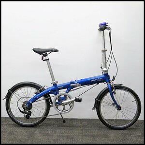 △美品! DAHON/ダホン 折りたたみ自転車 Vybe D7 7段変速 20インチ/小径車/ミニベロ/フォールディングバイク/街乗り/ヴァイブD7