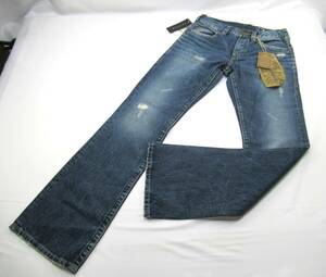 【送900円】2624　未着用品　Silver Jeans シルバージーンズ　デニムパンツ　リラックスブーツカット　インディゴ　フレアパンツ W29　L34