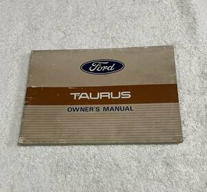 FORD TAURUS 取扱説明書 OWNER