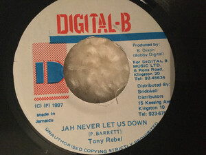 ジャマイカ7 Tony Rebel Jah Never Let Us Down NONE Digital-B /00080