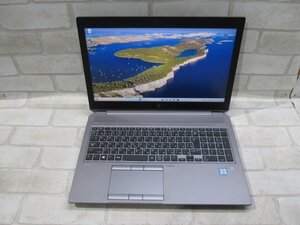 ▲11017 Ω 新TNPC8 1013♪ 保証有 HP ZBook 15 G6【 Win11 Pro / i7-9850H / 32.0GB / SSD:512GB 】Quadro T2000 AC無