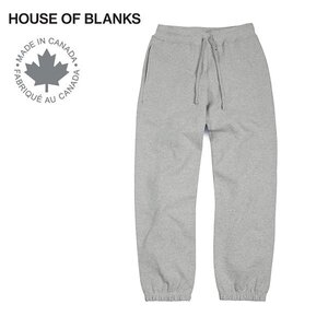 【サイズ L】House Of Blanks ハウスオブブランクス 無地 スウェットパンツ ヘザーグレー カナダ製 Classic Sweatpant メンズ シンプル