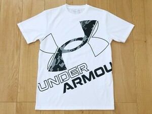 【美品】アンダーアーマー★プリントTシャツ★白★SM