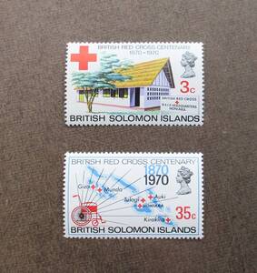 SOLOMON ISLANDS　　SCカタログ＃210-211　　2種完　　未使用　　中古品