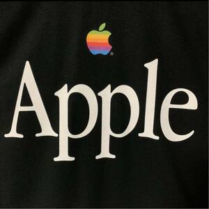 SALE アップル Mac APPLE Tシャツ 企業 黒 ブラック 大判 デカロゴ Lサイズ 在原みゆ紀 柴田ひかり 製 90s USA アメリカ 00s y2k Marlboro 