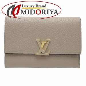 LOUIS VUITTON ルイヴィトン 三つ折り財布 ポルトフォイユ カプシーヌ コンパクト M62159 ガレ/180611【中古】