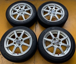 R10☆ALIA　165/55R14　KENDA RADIAL M/S　14X5.5J　+43　PCD100　4H　ライフ　ムーヴなど　軽自動車に