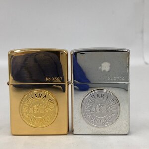 ZIPPO　ジッポー　オイルライター　西部警察　シリアルナンバー入り　箱付き　2点まとめ【CKAU3049】