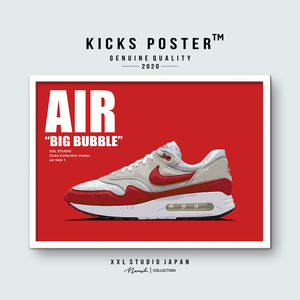 AIR エアマックス1 ビッグバブル Air Max 1 Big Bubble ポスターフレーム付き スニーカーポスター 送料無料 AIR-83