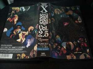 ★Xエックス/Visual Shock 2.5　VHS中古ビデオ