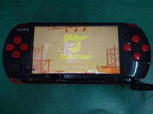 ★6737 起動しますがジャンク扱い品 PSP-3000 本体のみ 背面に剥げあり