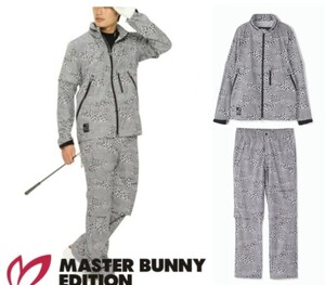 ‡新品国内正規サイズ5　マスターバニーbyパーリーゲイツ　MASTER BUNNY EDITION ナイロン2.5Lレインウェア上下セット 