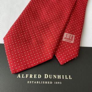 ダンヒル　DUNHIL　ネクタイ　新品定価￥34.100～54.780　ドット柄　02　DUNHILのギフトケースに入れて発送