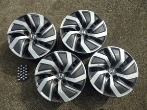 「中古」【純正】ホンダ　ジェイド鉄ホイール　 16×6.5J 114.3-5H +40　ハブ径64ｍｍ　専用ナット付