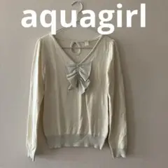 リボン　ラメ　トップス　アクアガール  aquagirl ワールド