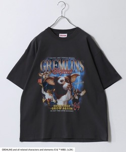 「Salong hameu」 「GREMLINS」半袖Tシャツ L チャコールグレー メンズ