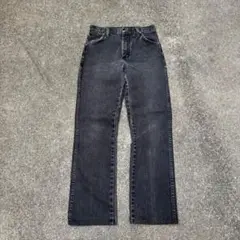 90s USA製 Wrangler 13MWZ デニムパンツ先染 ブラックデニム