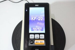 F5429【印字OK!現状品】印字OK！TEC/東芝テック ラベルプリンター（KP-20-AC2-R) ACなし