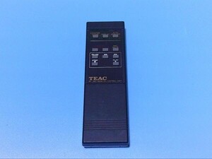 04島84　除菌・清掃済　TEAC カセットデッキ用 リモコン「RC-393」 　赤外線発光確認済