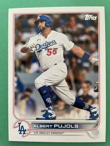 TOPPS MLB 2022 SERIES 1 #237 ALBERT PUJOLS アルバート・プホルス Los Angeles Dodgers ロサンゼルス・ドジャース