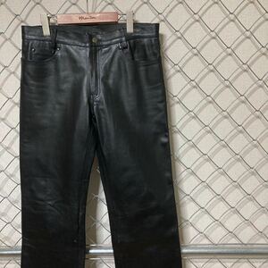 HORN WORKS ホーンワークス 本革 レザーパンツ 33 美品