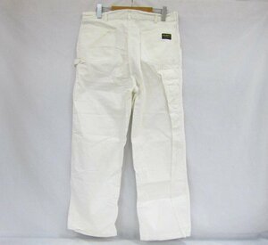 OSHKOSH オシュコシュ B GOSH ペインターパンツ ボトム ワークパンツ ホワイト USA製 MADE IN U.S.A 36 中古品 ★6033