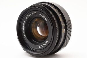 《現状品》ミノルタ MINOLTA M-ROKKOR 40mm F2 Mマウント #4092A1022