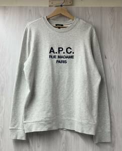 A.P.C. アーペーセー 24202-1-90271 スウェット サイズL グレー