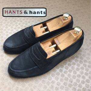 ☆【 HANTS & hants 】★ヌバックレザー ローファーシューズ★サイズ 26.5