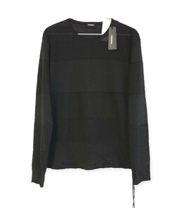 レア!! 40%off 新品未使用 DIESEL 麻 サマーニット COPYRIGHT/DIESEL-IND 1978 K-MERCURY KNITWEAR メンズ L ディーゼル サマーセーター