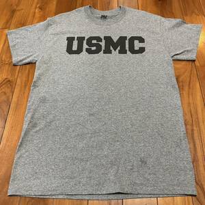沖縄 米軍放出品 USMC MARINE ミリタリー Tシャツ オシャレ ファッション 古着 ビンテージ MEDIUM (管理番号BCD7)
