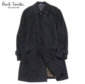 ポールスミス ロロピアーナ Paul Smith collection Loropiana 上質 カシミヤ ウール コート L