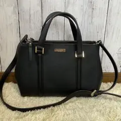 美品 kate spade ショルダーバッグ 2way サフィアーノレザー