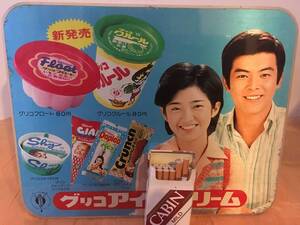 グリコ 店頭ポップ 販売促進用 山口百恵 三浦友和 アイスクリーム