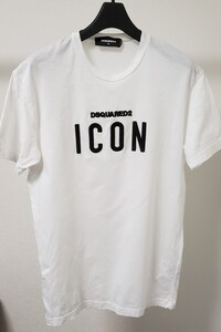 美品 DSQUARED2 ディースクエアード ICON 刺繍Tシャツ M/L