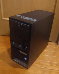 ★Lenovo Think Server TS150 MT-M 70UA-A01AJN◆Xeon E3-1225v6 3.3GHz◆8GB◆HDD4TB×4 16TB(RAID10）◆Windows Server 2022評価版