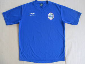 Montedio YAMAGATA ロゴ プリント Tシャツ 青 M 身幅51.5cm モンテディオ山形 サッカーJリーグ J2 ウインスポーツ PENALTY