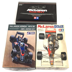 エブロ 1/20 マクラーレン ホンダ MP4-30 2015 日本 GP 他 マクラーレン ホンダ MP4/7 等 プラモデル 未組立 計3点