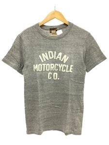 Indian Motorcycle◆Tシャツ/M/コットン/GRY