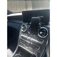 見やすさ抜群!! 専用設計♪ ベンツ スマートフォン スマホ ホルダー S205 C180 C200 C220d C250 C300 C350e C450 C43 C63 Cクラス ワゴン 9697