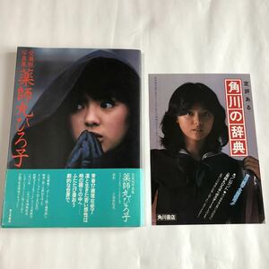 即決 愛蔵版 写真集 薬師丸ひろ子 フォトメモワール Part3 青春17歳現在完了 1982年初版 富士見書房 帯 角川 辞典 チラシ 広告 2点セット