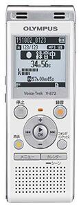 オリンパス OLYMPUS ステレオICレコーダー Voice Trek V-872 ホワイト 4GB (中古品)